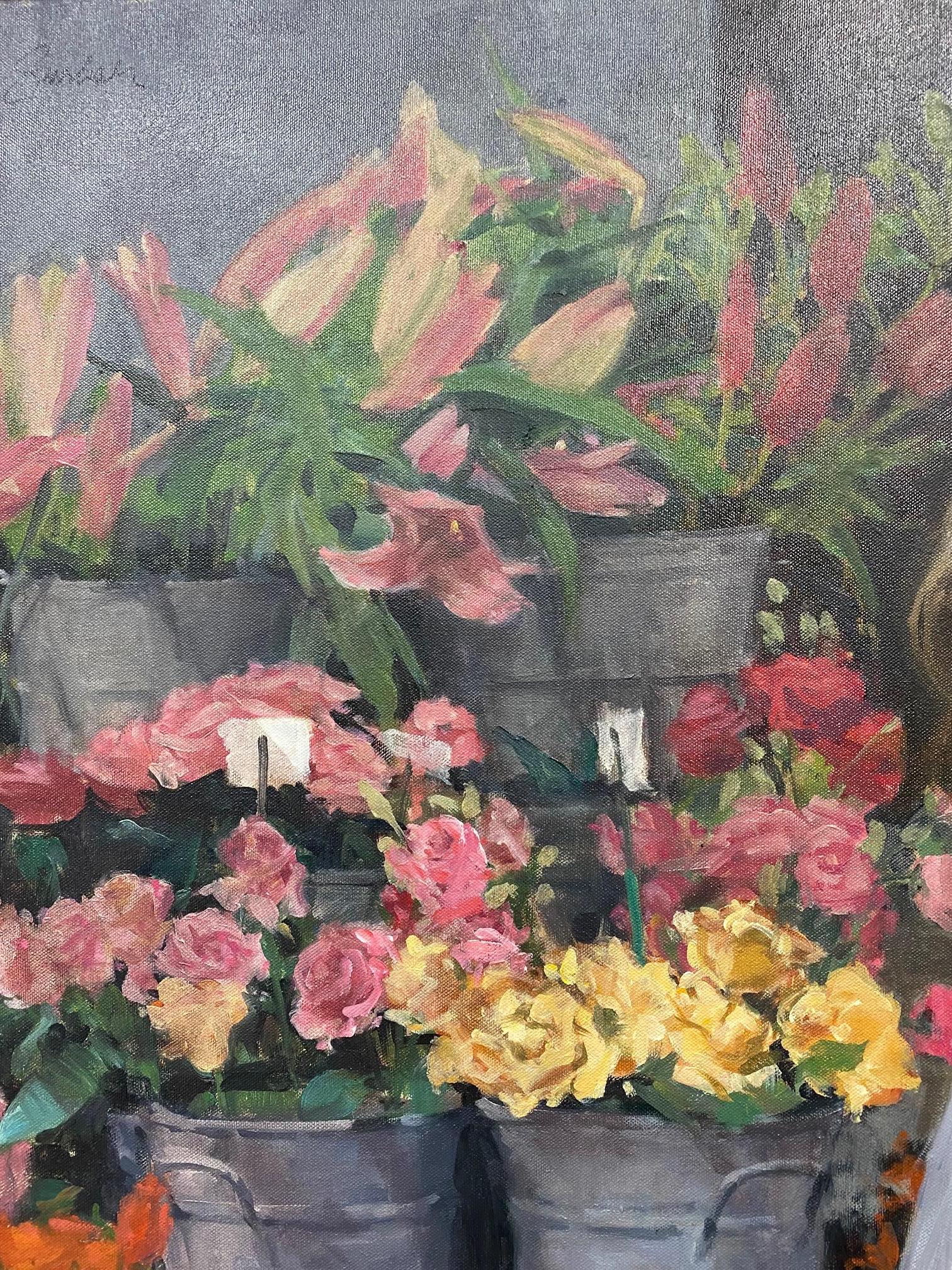 Decisioni, Decisioni, paesaggio figurativo realista originale 40x30 in vendita 4