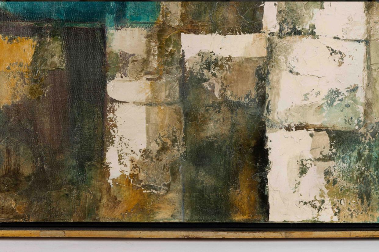 JOSEPH SZEGHY (American, 1923-2007) Abstract Oil on Canvas, Mid Century. In condizioni buone in vendita a Chicago, IL