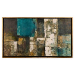 Vintage JOSEPH SZEGHY (American, 1923-2007) Abstract Oil on Canvas, Mid Century.