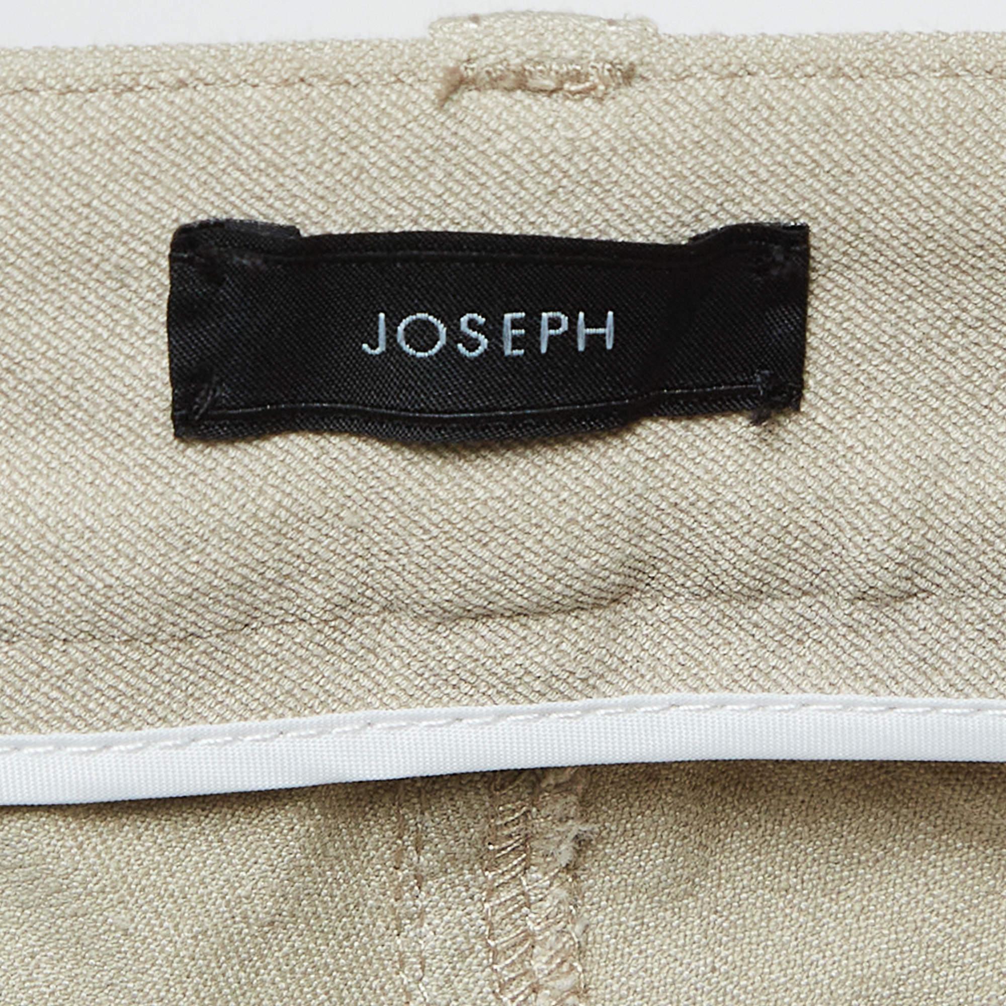 Joseph Tan Gabardine Skinny Trousers L In Good Condition For Sale In Dubai, Al Qouz 2