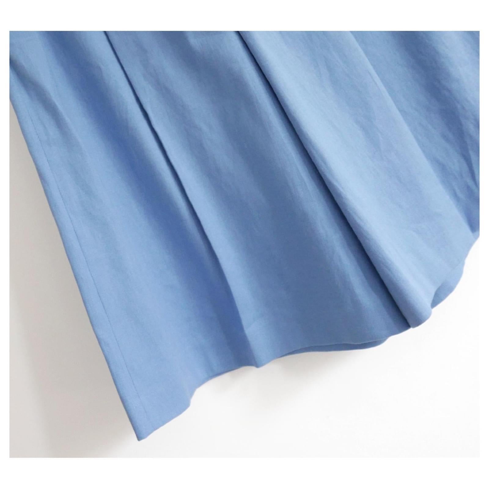 Blue Joseph Tarah Knee Length Culotte Shorts For Sale