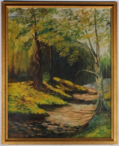 Antique Joseph Taylor - 1935 Oil, Dunkery Wood