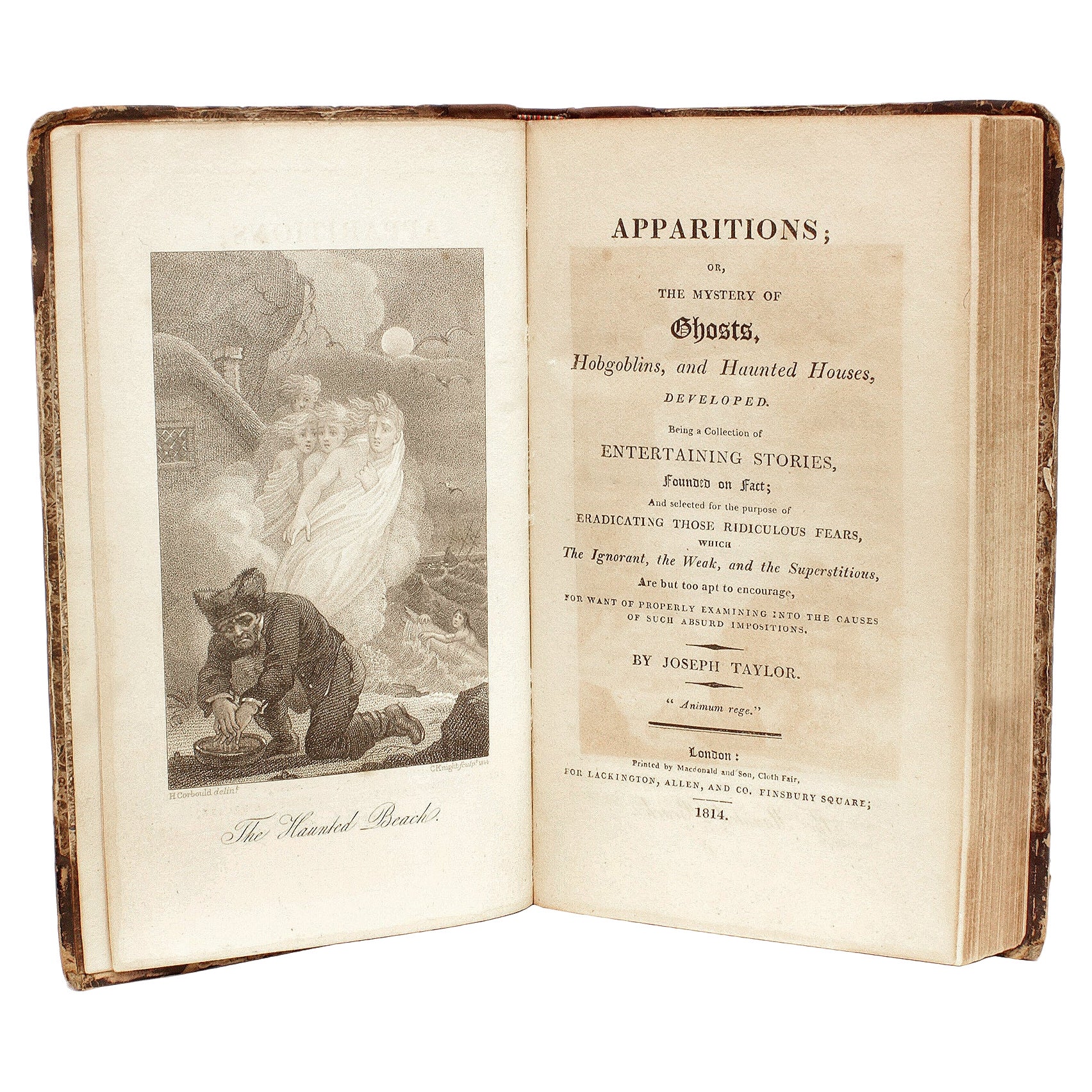 Joseph TAYLOR. Apparitions ; ou le mystère des fantômes. PREMIÈRE ÉDITION - 1814 en vente