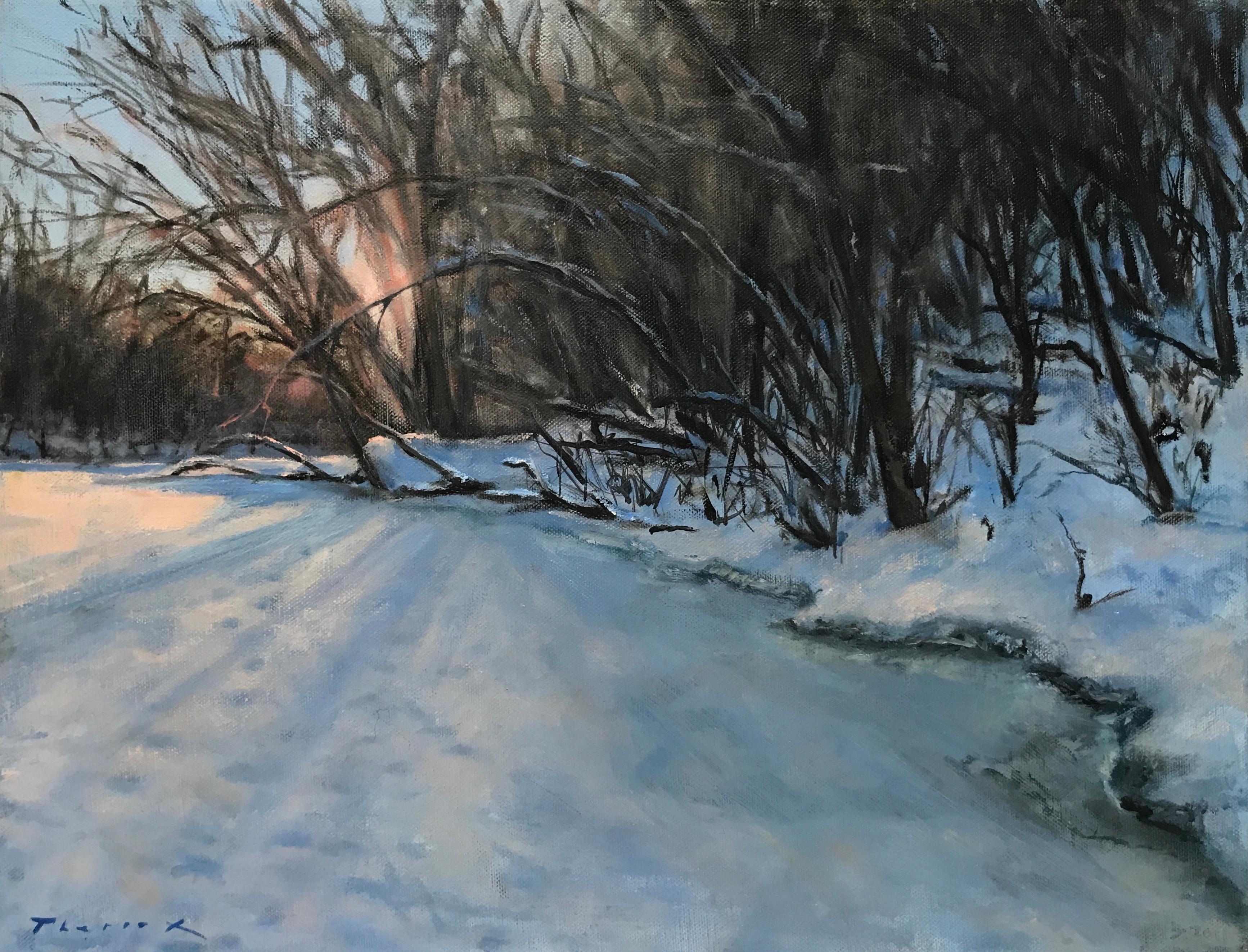 Joseph Theroux Landscape Painting - Groundhog Day