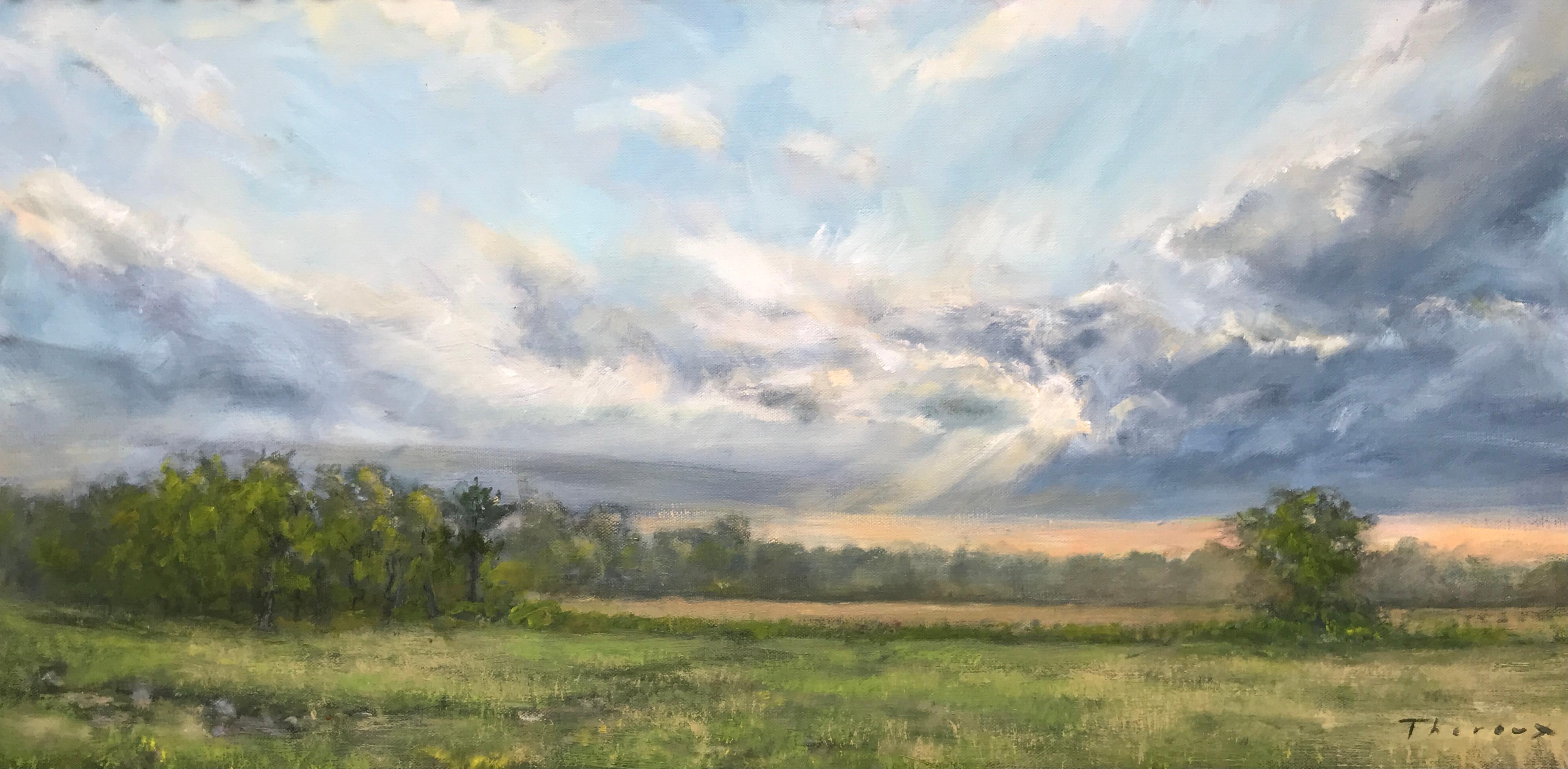 Joseph Theroux Landscape Painting – Prairie Dragon 