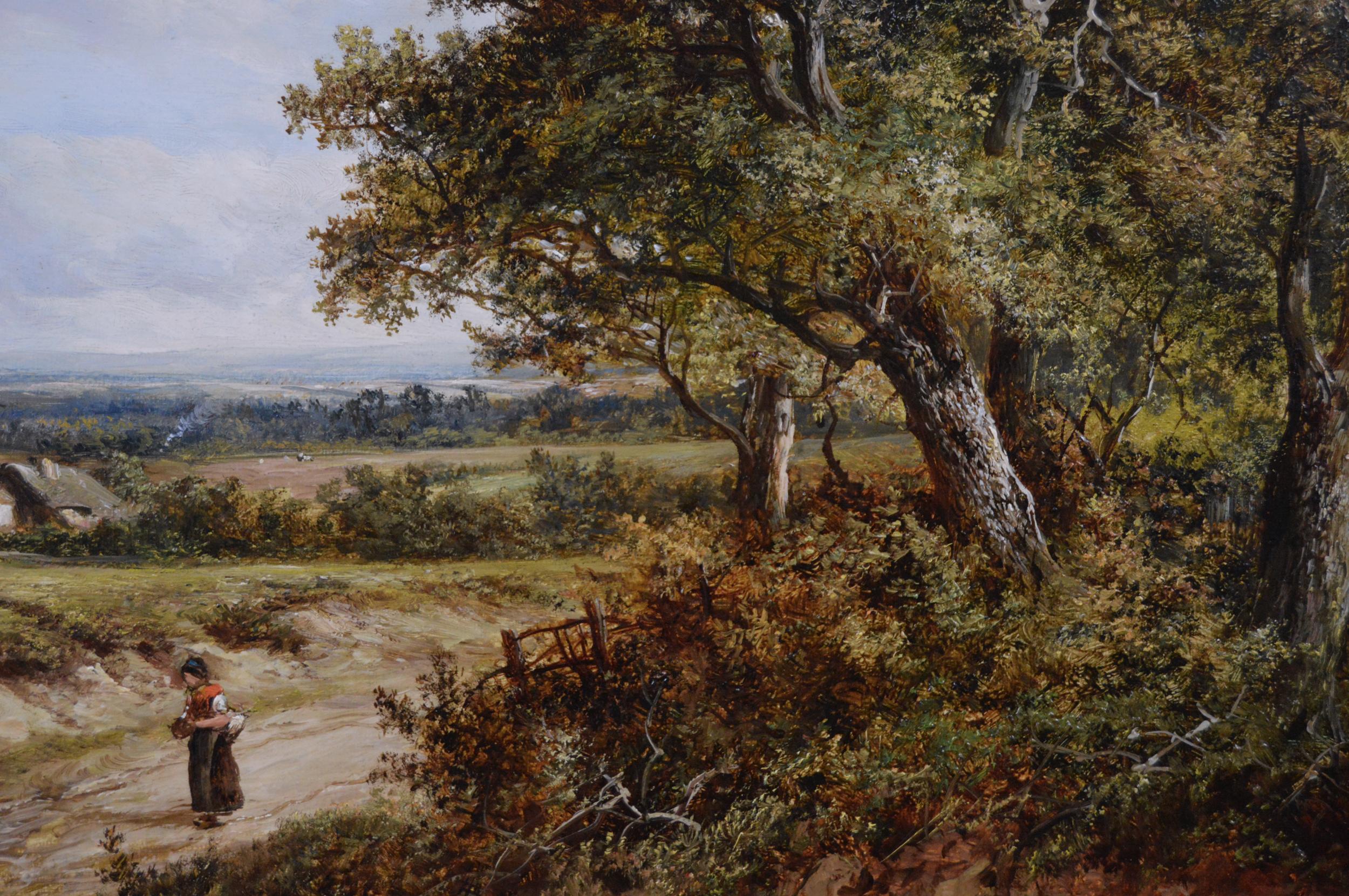Joseph Thors
British, (1835-1920)
A Country Track
Oil on canvas, signed
Image size: 15.5 inches x 23.25 inches 
Size including frame: 22.75 inches x 30.5 inches

Joseph Thors was born in Amsterdam on 25 August, 1835 the son of Samuel Joseph Thors