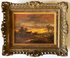 "Tramonto in campagna"