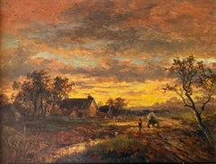 "Atardecer en el campo"