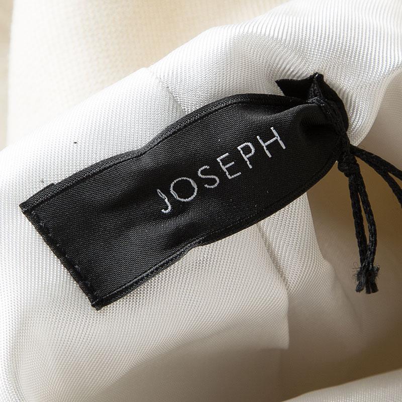 Joseph Tricolor Zip Detail Preston Sleeveless Long Coat M 1