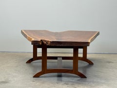 Joseph Van Benten Live Edge Coffee Table, 1995