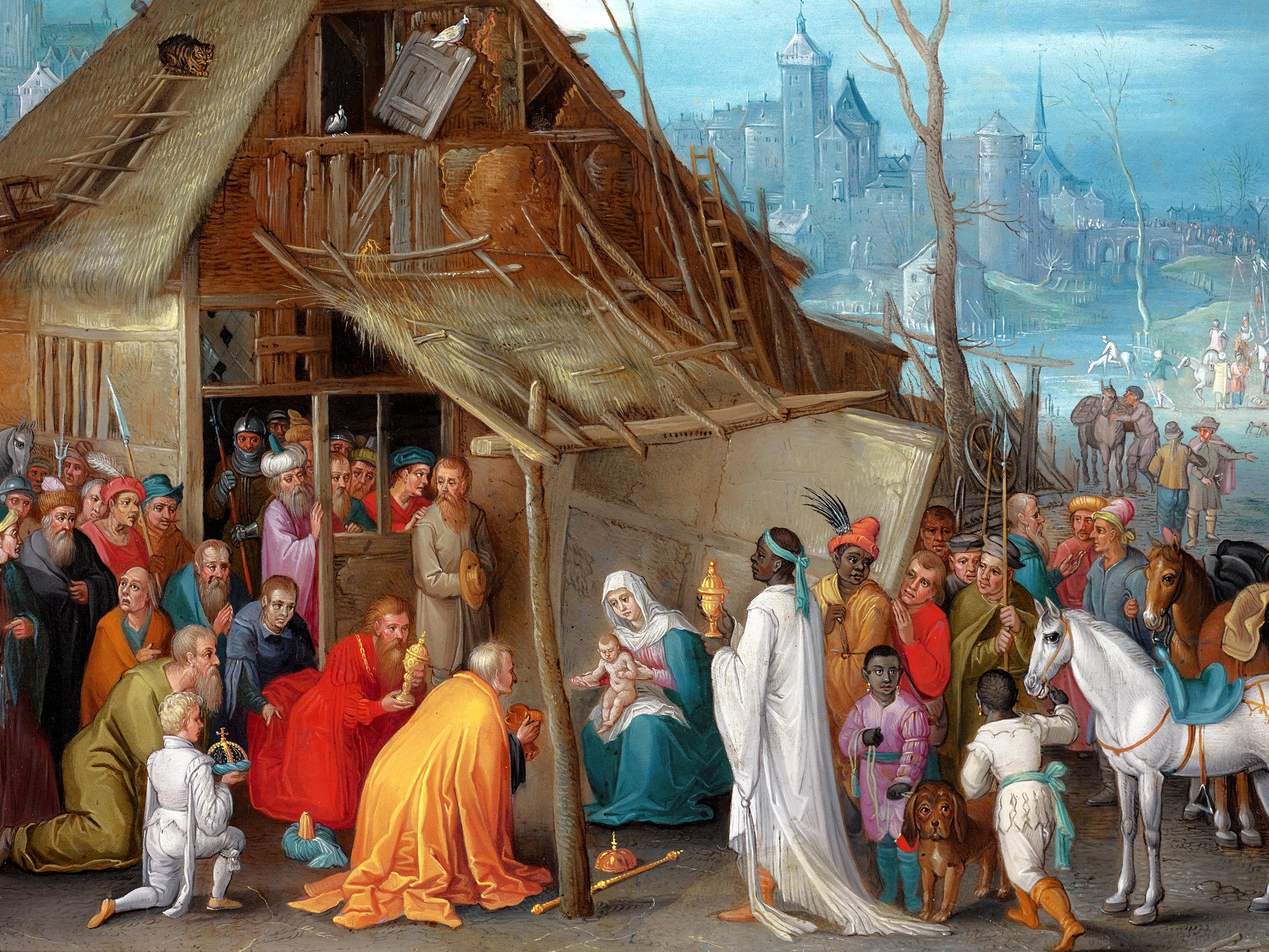 flemish painting nativity