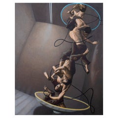 Used Joseph Ventura "Part IV" Acrylic on Canvas