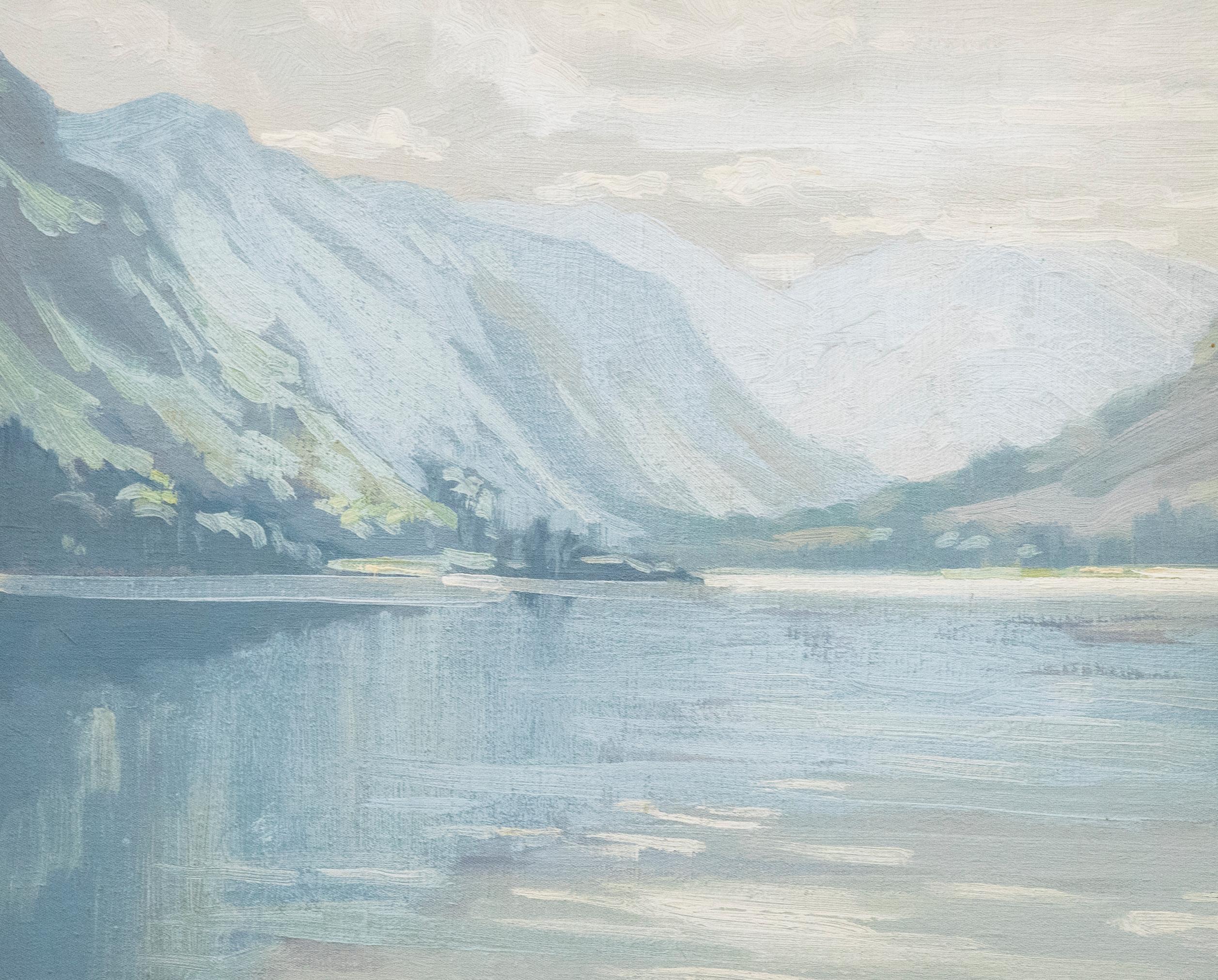 Joseph Vickers Deville RSBA (1856-1925) - Oil, View of the Loch - Painting by Joseph Vickers De Ville