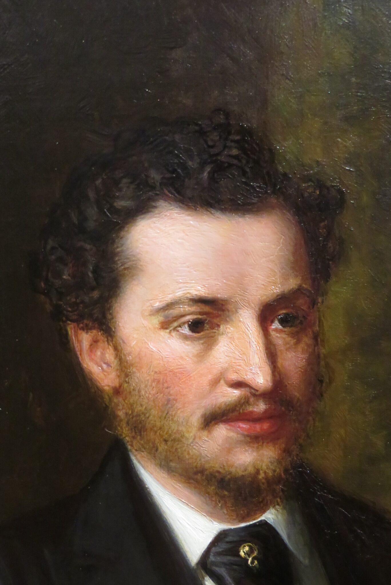 The English House of Antiques Country Antiques peinture à l'huile PORTRAIT D'UN GENTLEMAN en vente 1