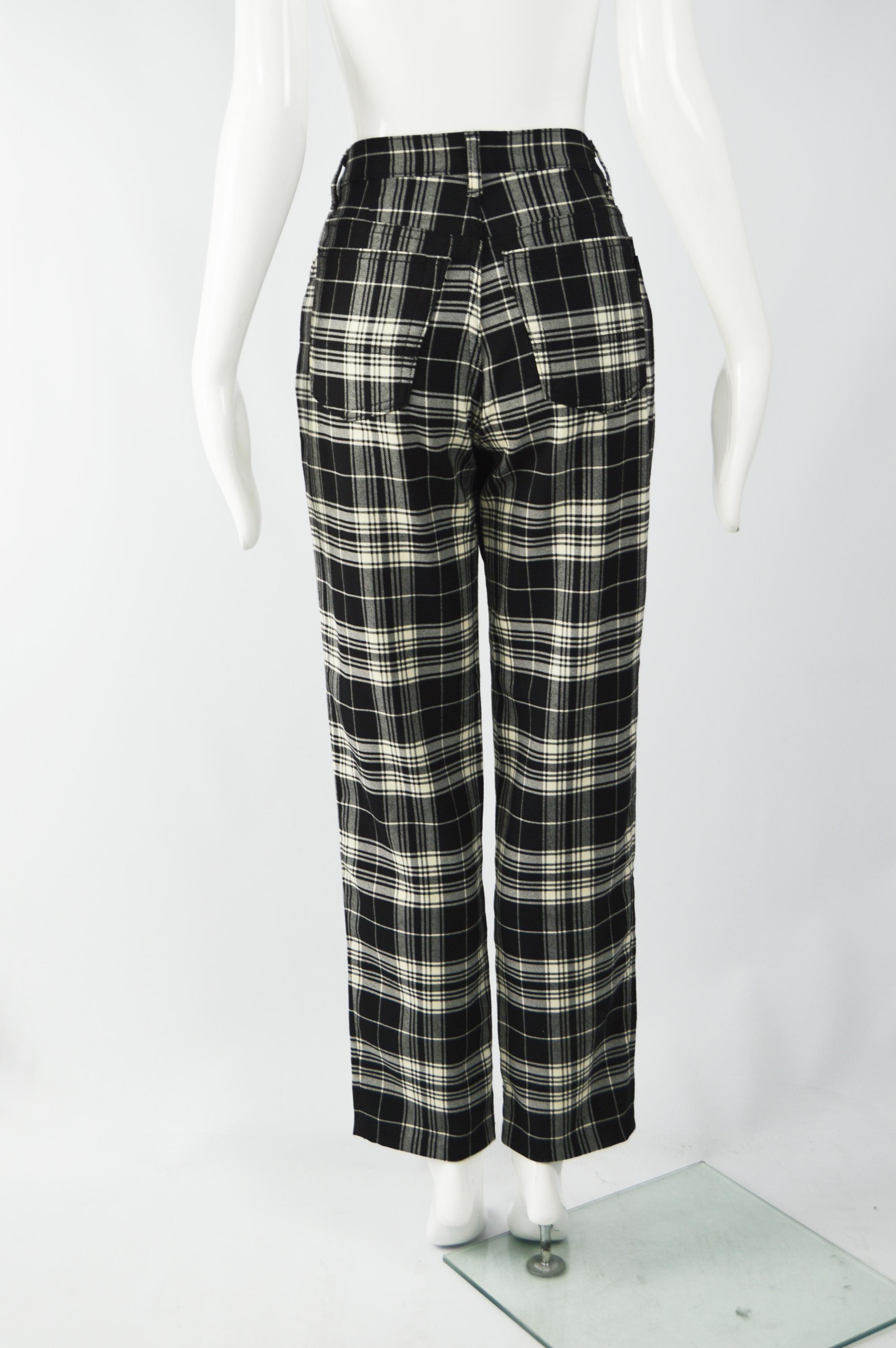 Joseph Vintage Black and White Check 