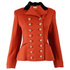 Joseph Vintage Womens Equestrian Style Wool Blazer Jacket