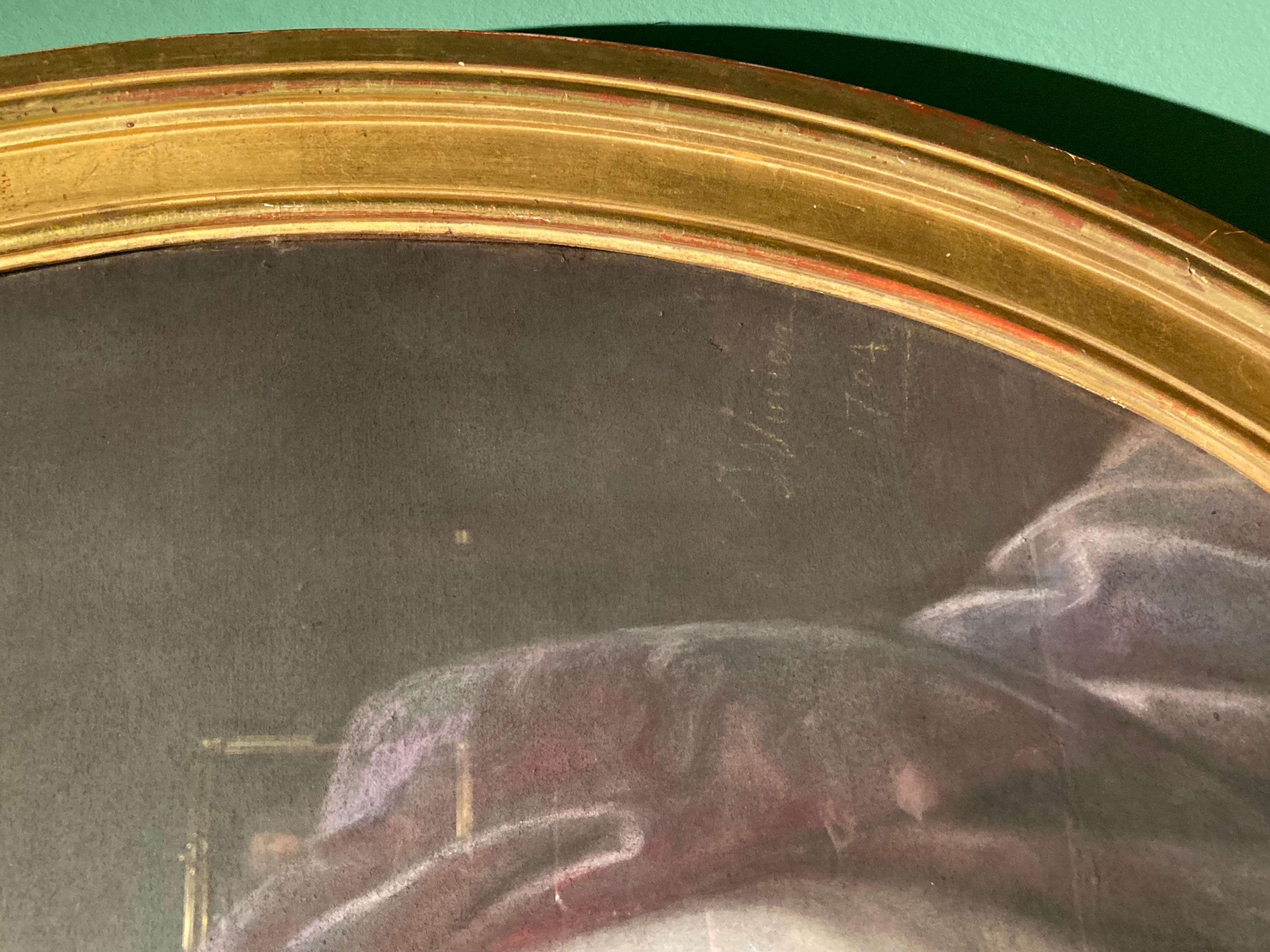 Retrato Old Master, Joseph Vivien, Mme Silvestre, French Rococo, Pastel en venta 6