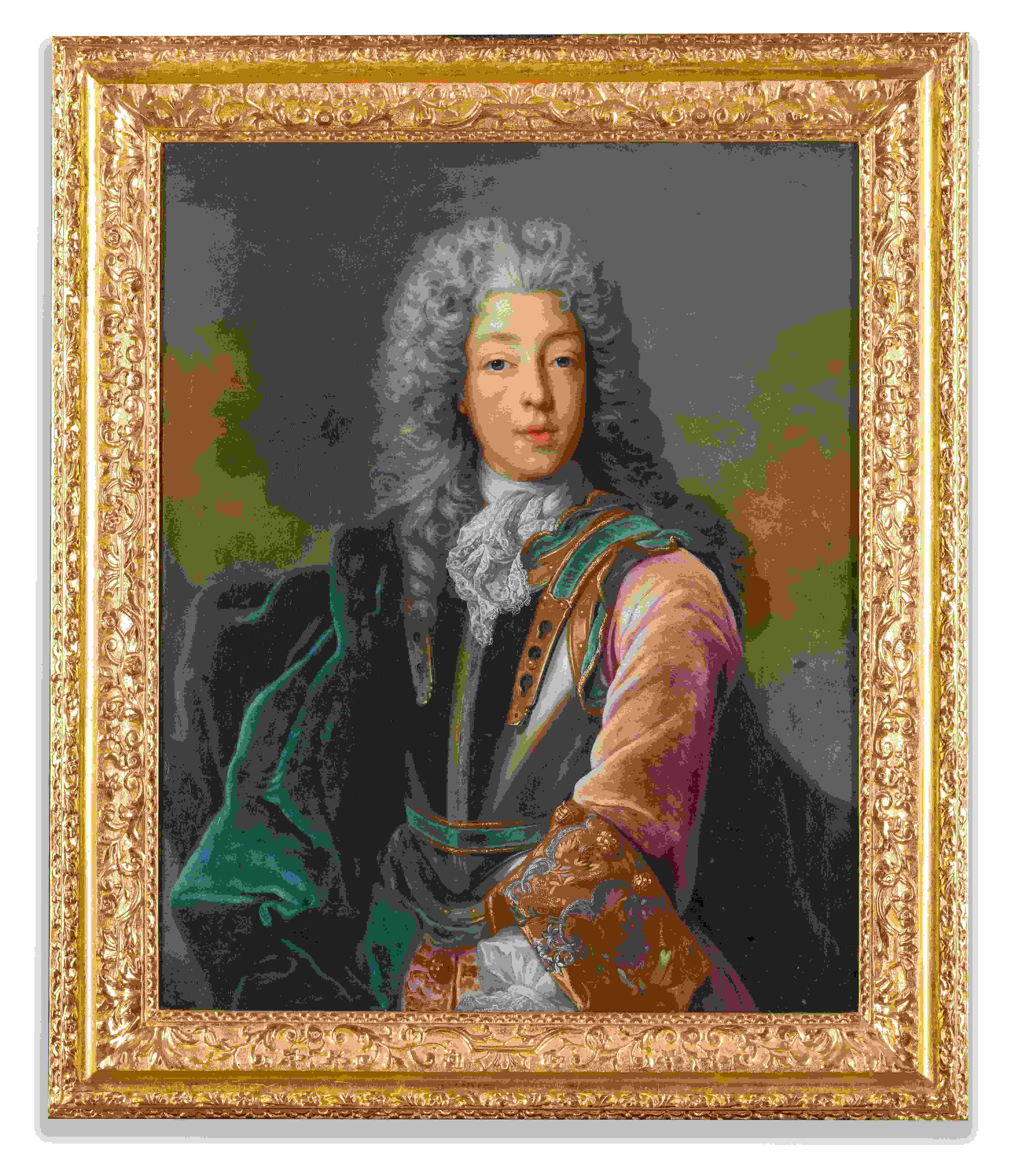 Ritratto Johannes Son Bavaria, figlio del principe elettore, di Joseph Vivien, Rococò in vendita 19
