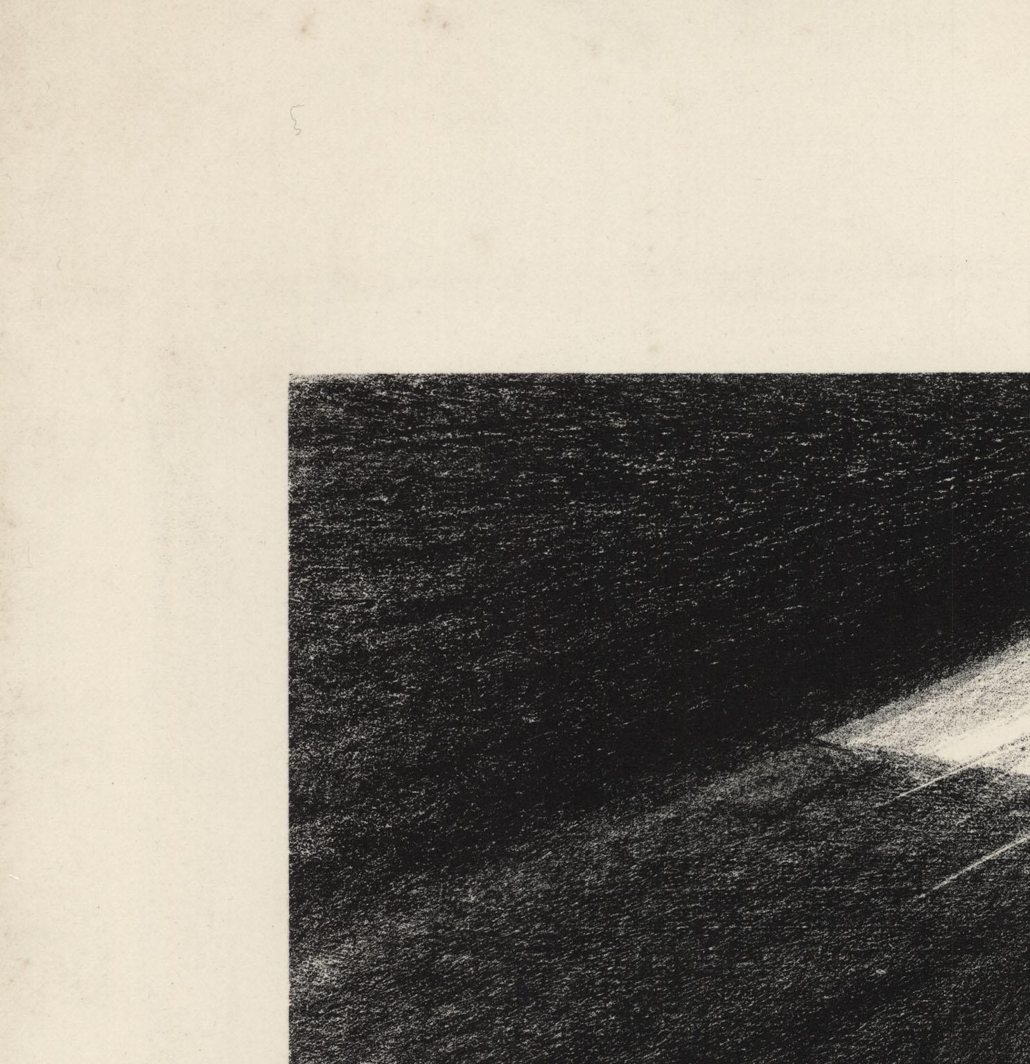 Joseph Golinkin created the lithograph entitled “Arm Scissors” circa 1938.  This piece is signed in pencil, lower right, and titled and inscribed “3/50” at the lower left paper edge.  The printed image size is 13.25 x 11.88 inches and the overall