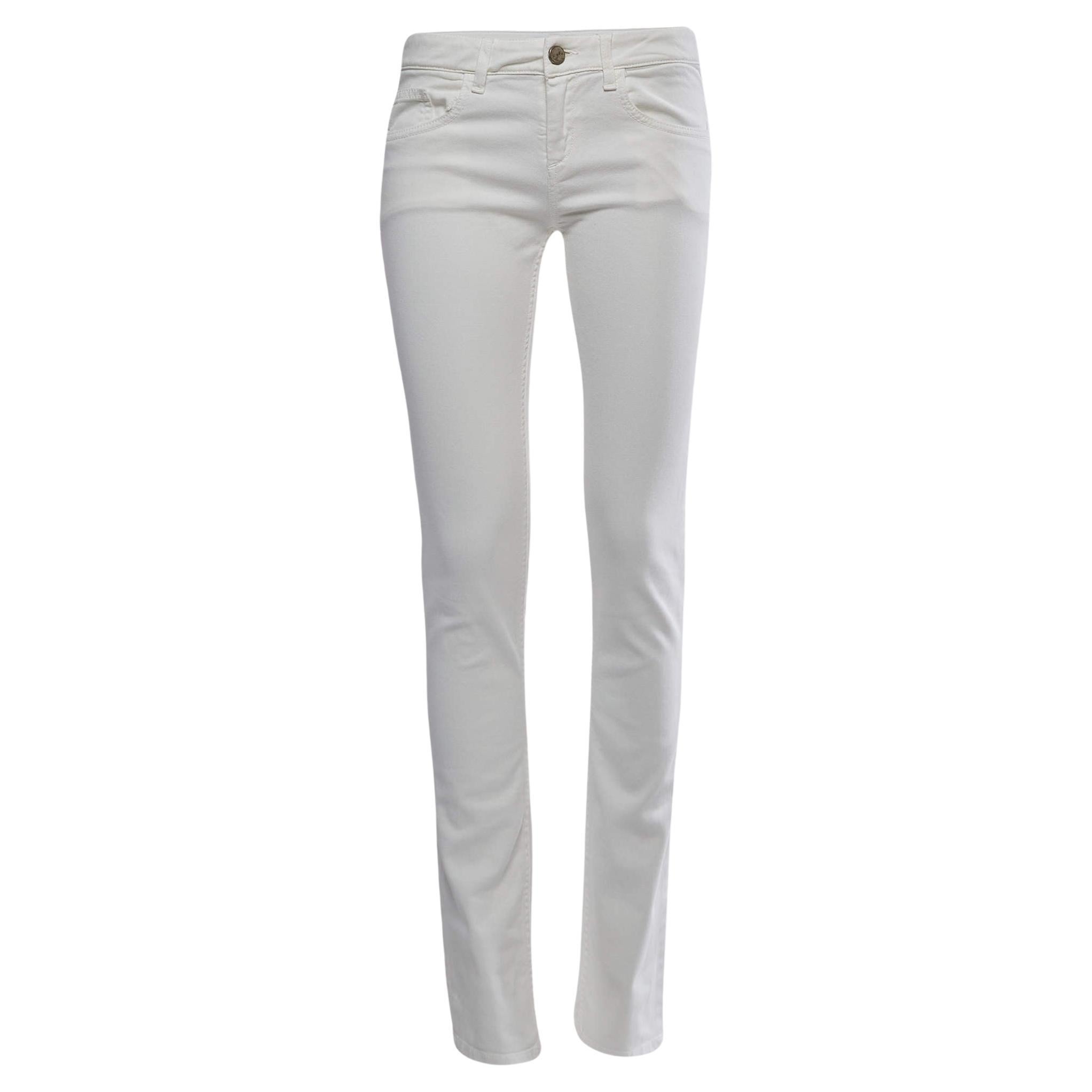 Joseph White Denim Erevan Jeans M Waist 28" For Sale