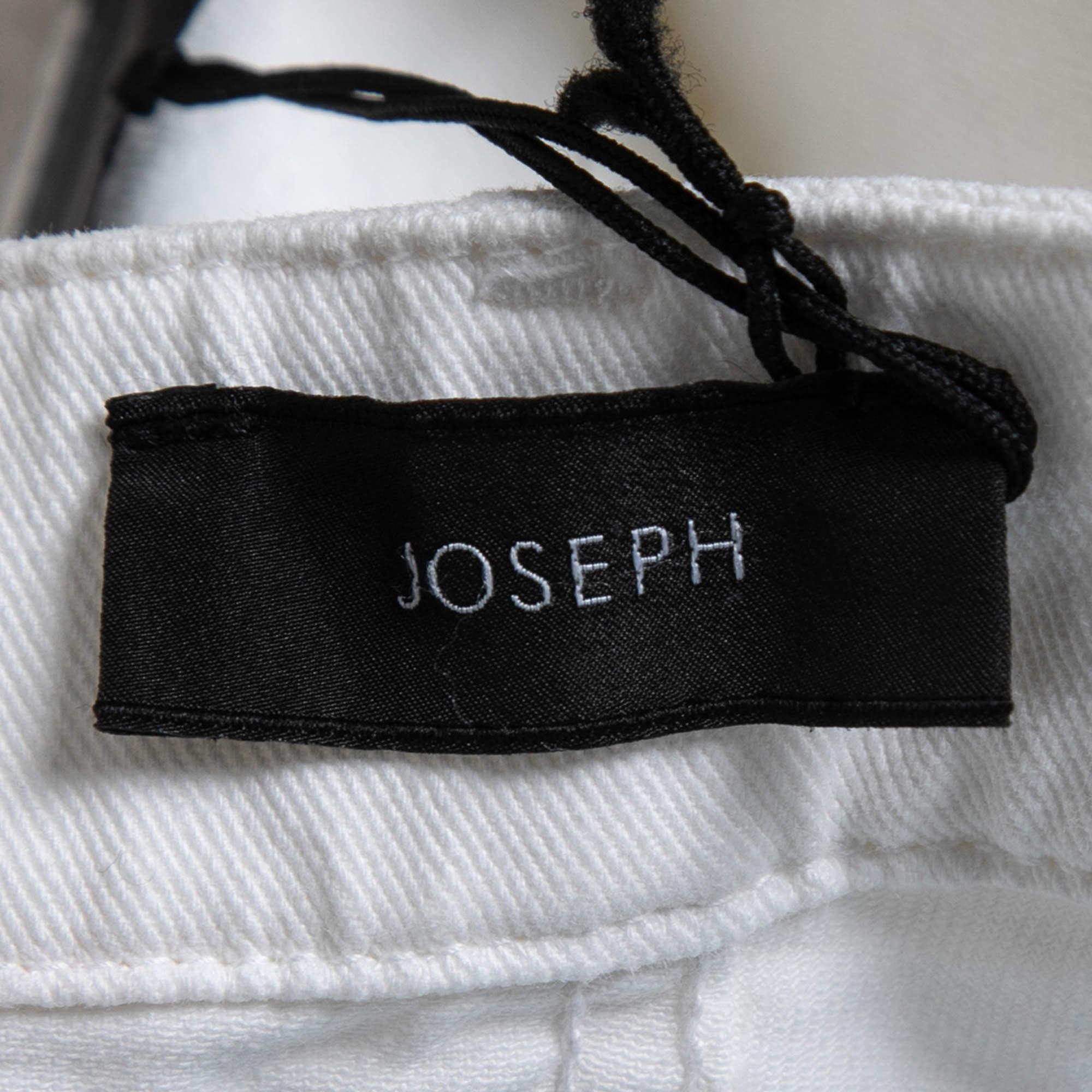 Joseph White Denim Erevan Slim Fit Jeans M/Waist 30