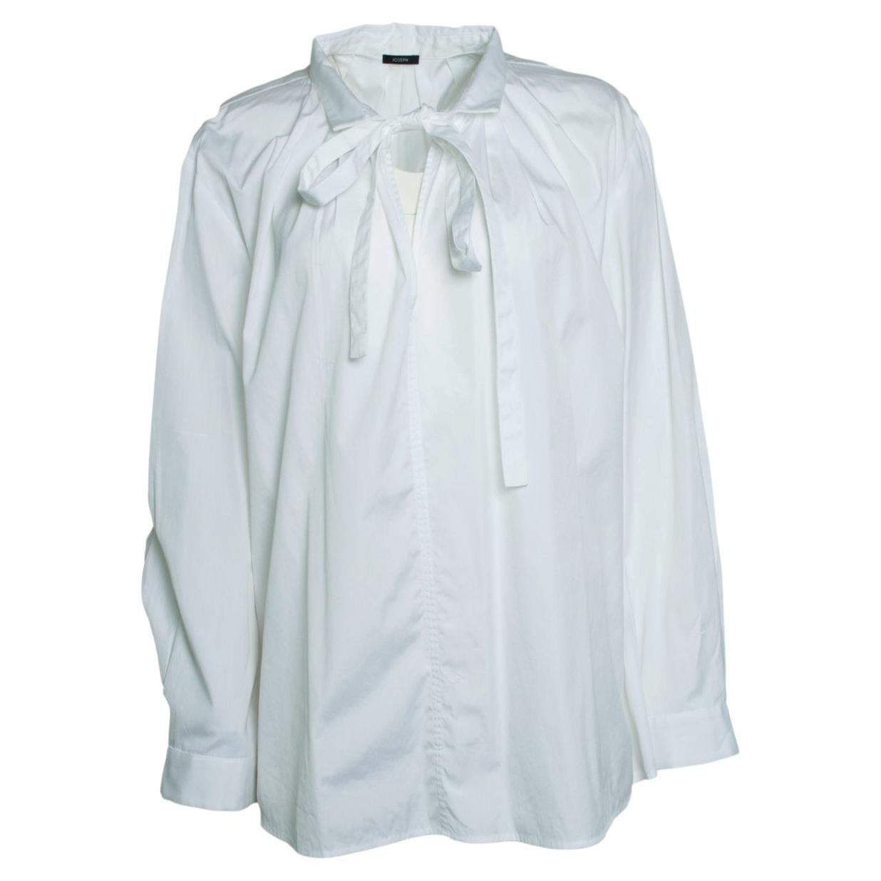 Joseph, white shirt with bow For Sale