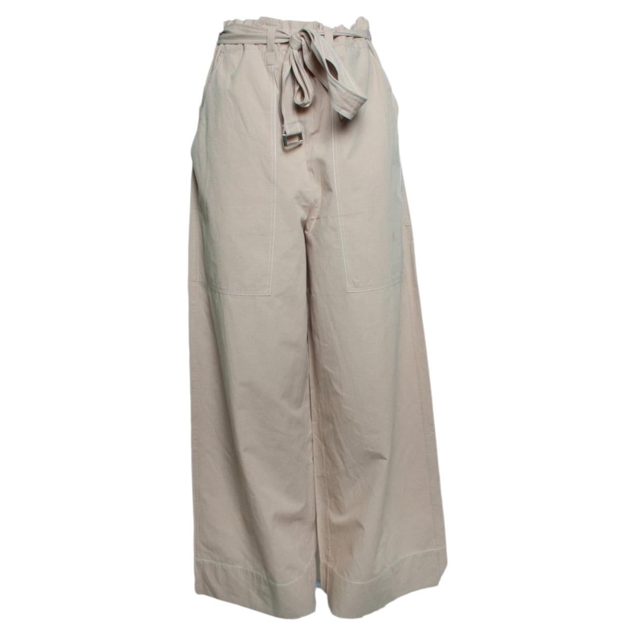 Joseph, pantalón de pierna ancha en beige en venta