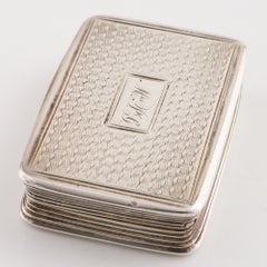 Joseph Willmore Sterling Silver Vinaigrette Birmingham 1834