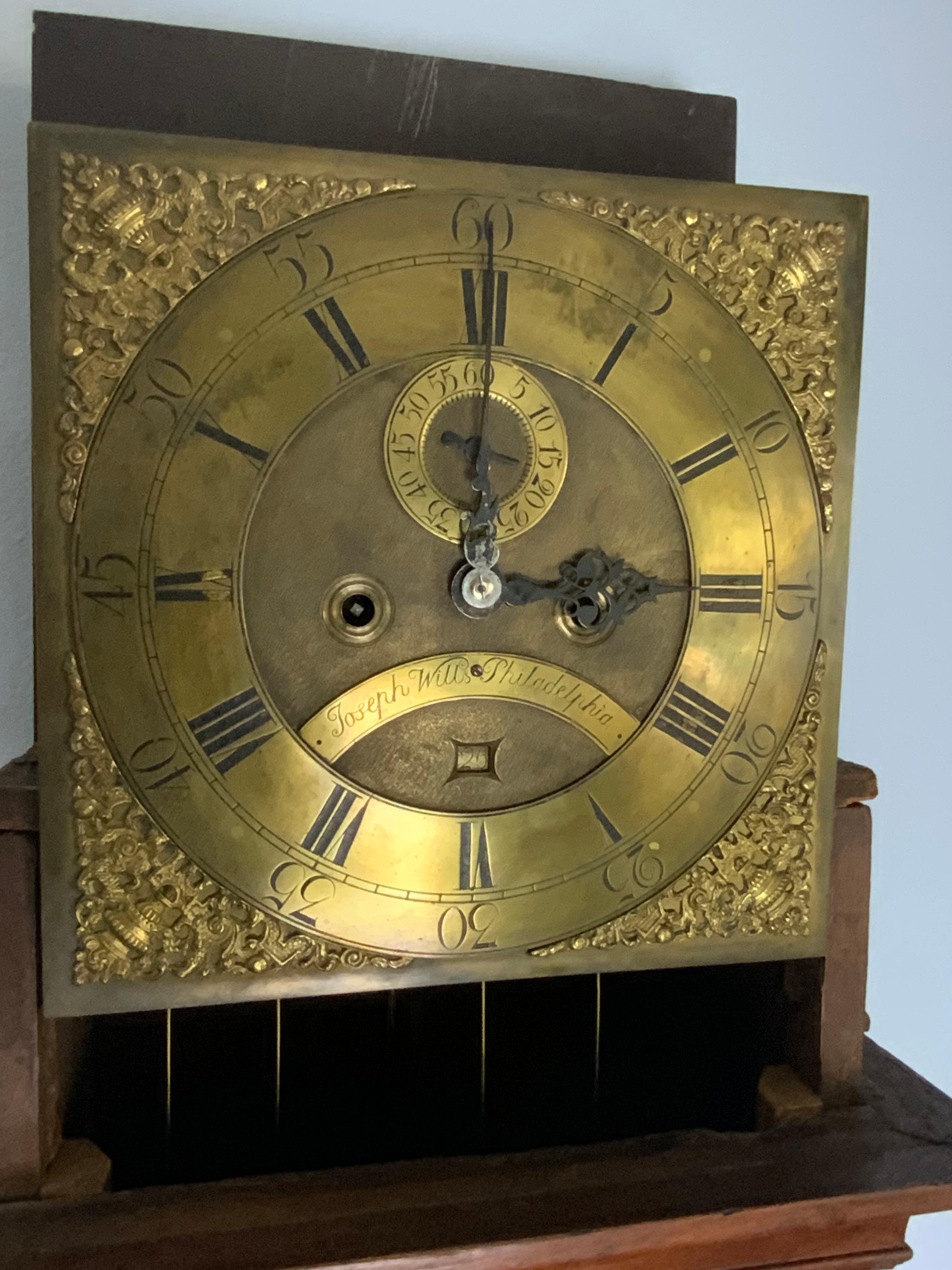 Joseph Wills Long Case Clock 2