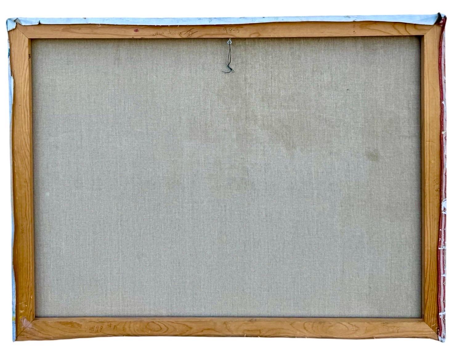 Joseph Wolins WPA Artista Bailando, Torá Modernista Judaica Cubista Pintura al óleo en venta 17