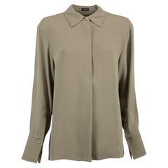 Joseph Women's Khaki Button Up Shirt