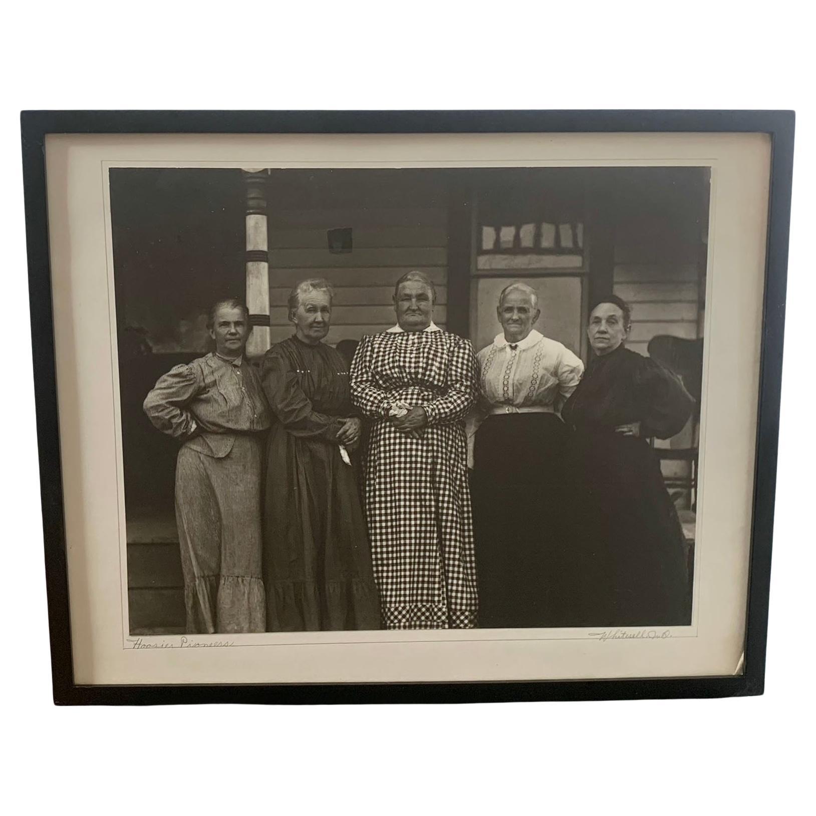 Joseph Woodson “Pops” Whitesell Silver Gelatin Large Format Photograph Ca. 1930s For Sale