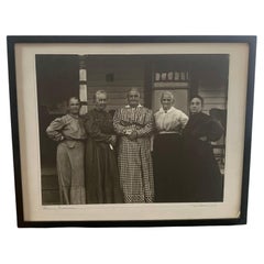 Joseph Woodson �“Pops” Whitesell Silver Gelatin Large Format Photograph Ca. 1930s