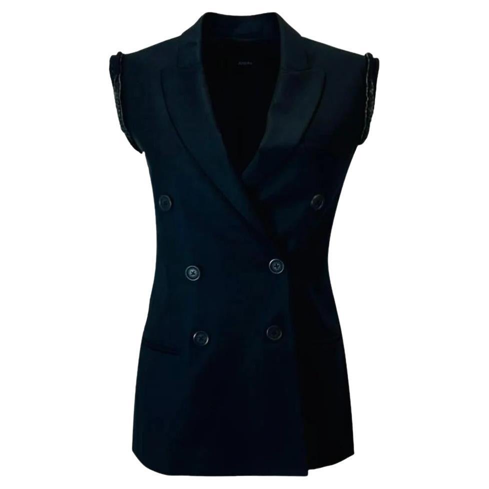 Joseph Wool Double Breasted Waistcoat For Sale