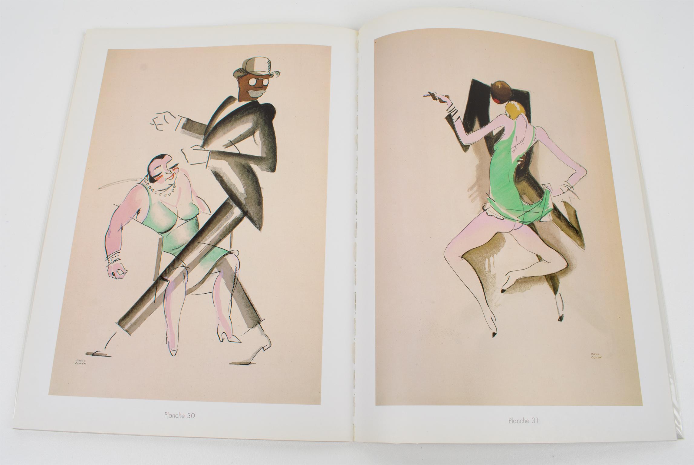 French Josephine Baker et La Revue Negre Lithographies Book by Paul Colin, Paris 1927