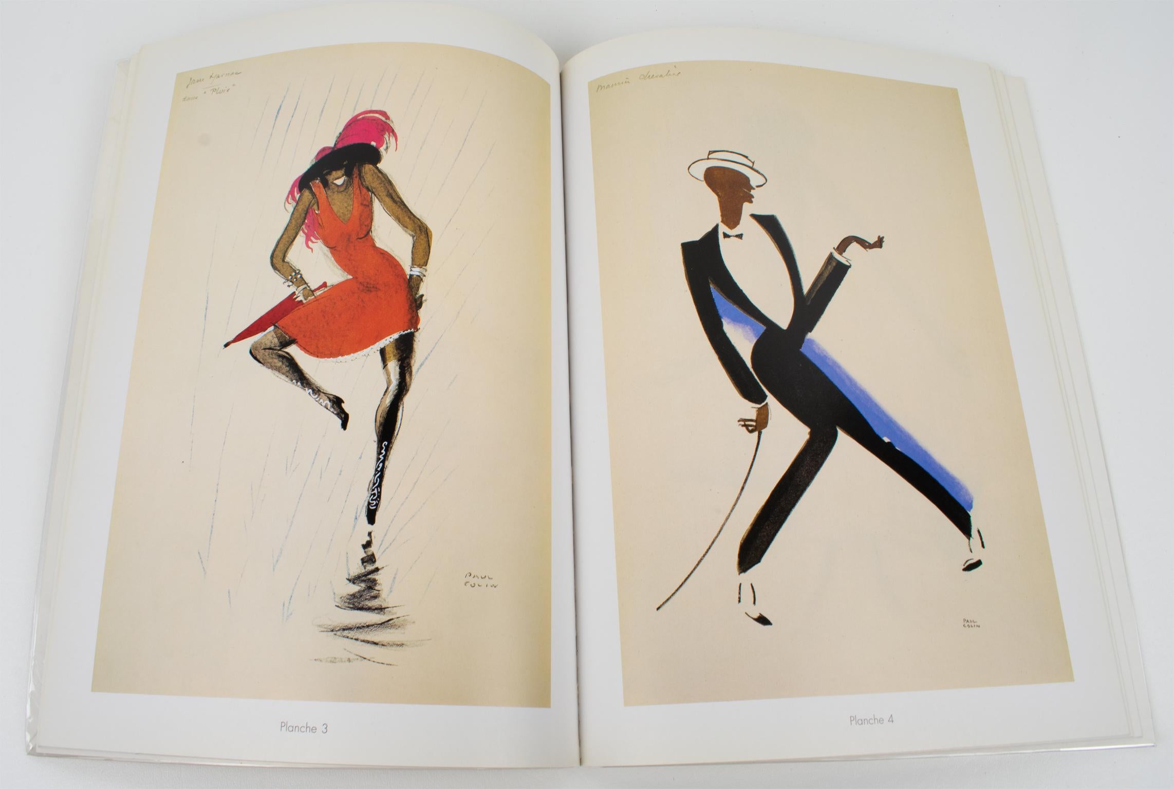 Paper Josephine Baker et La Revue Negre Lithographies Book by Paul Colin, Paris 1927