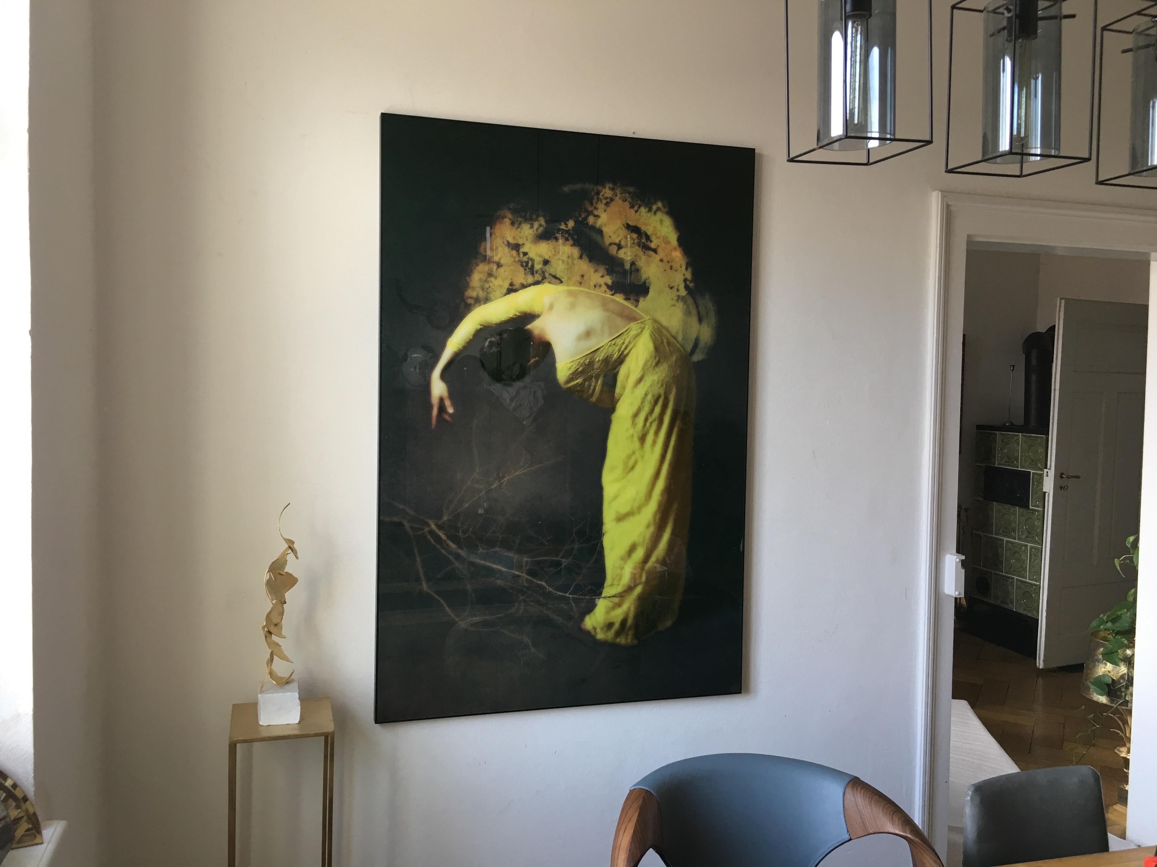 Desolate Amber von Jo Cardin - Zeitgenössische figurative Fotografie auf Diasec (Schwarz), Figurative Photograph, von Josephine Cardin