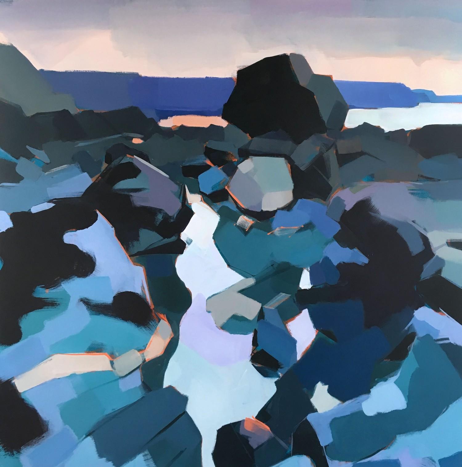 Josephine Clouting, From Celtic Sea, Quadro originale di paesaggio marino, Statement Art