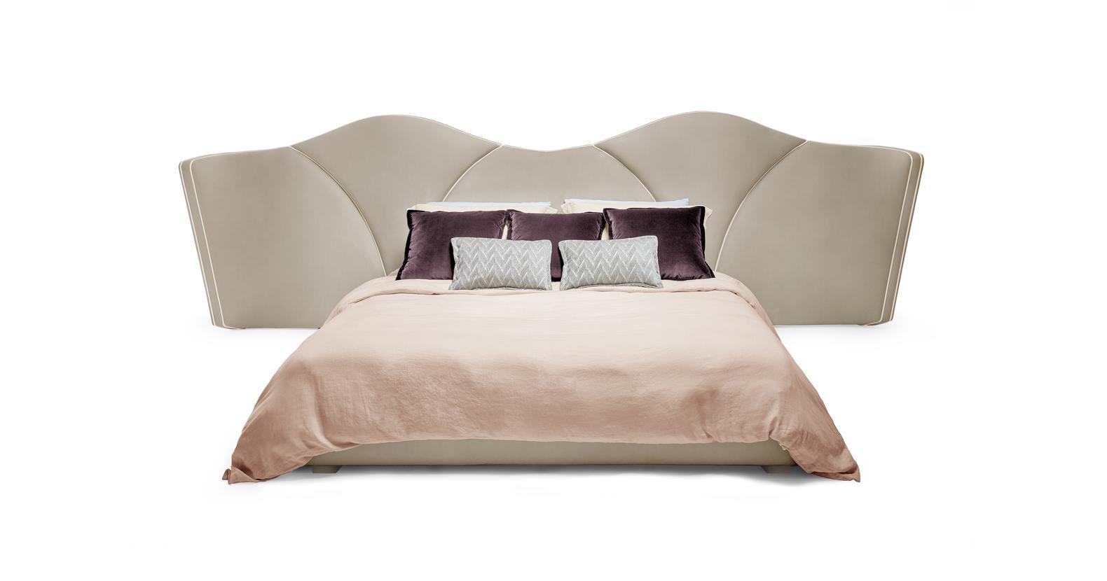 Other Josephine L 180 Bed by Munna For Sale