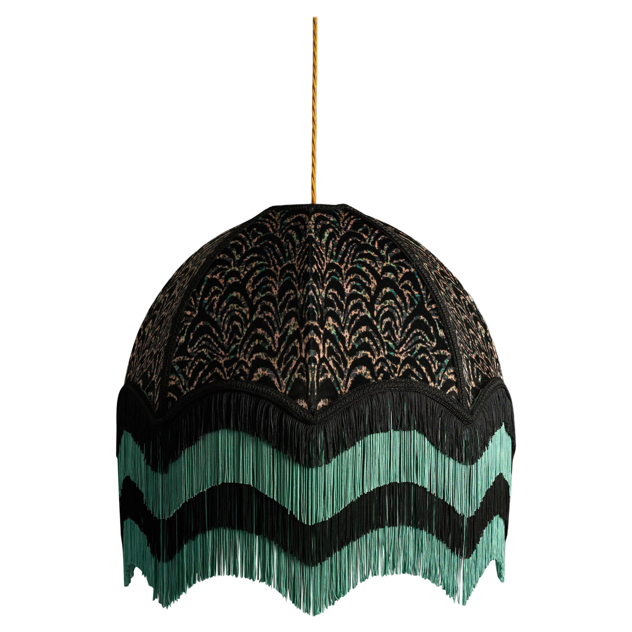 Josephine Lampshade with Fringing - Medium (16")
