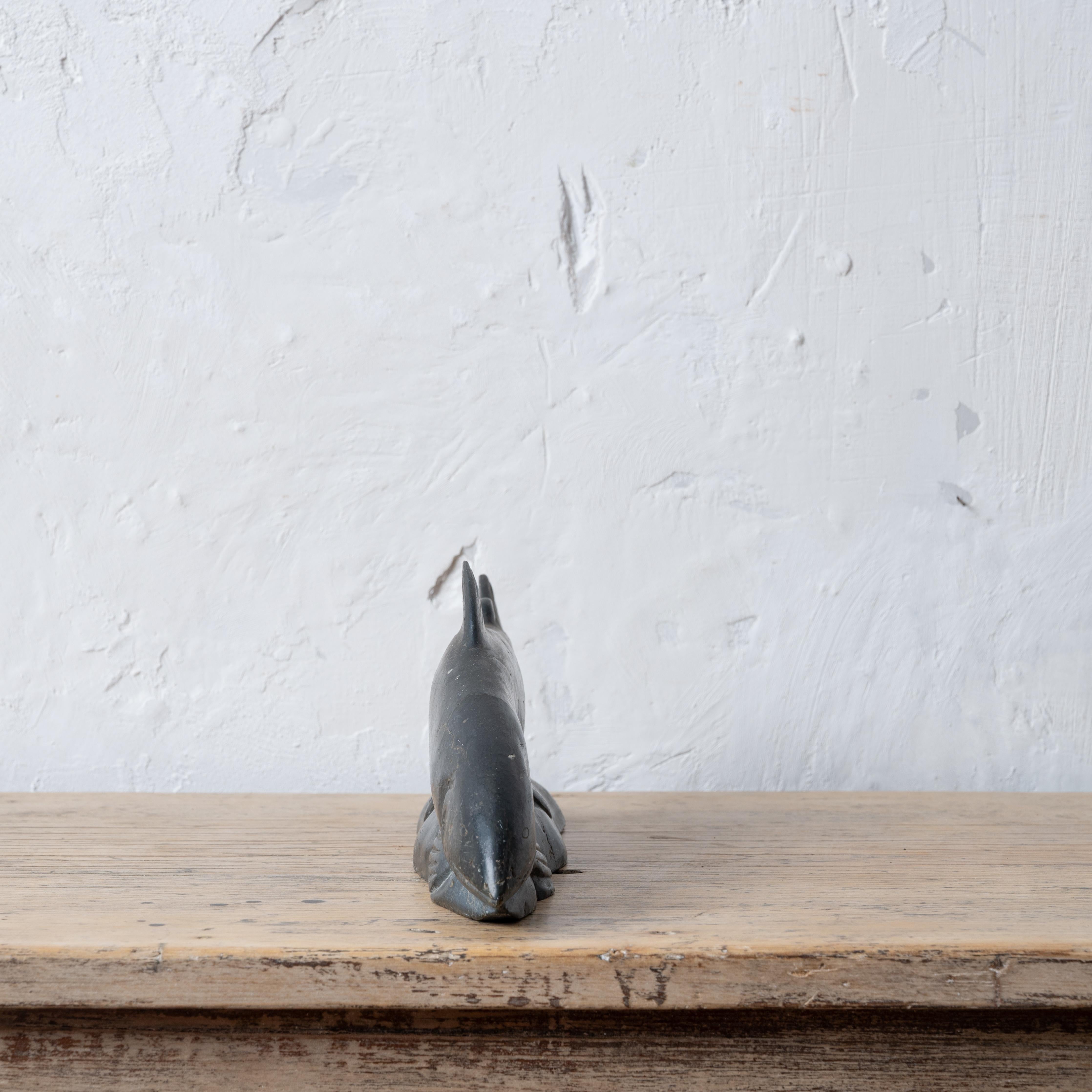 Josephine Nalukturuk Inuit Salmon Carving For Sale 1