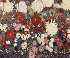 "Chrysanthemen-Tafel" Josephine Paddock, Blumen, Armory Show, Moderne weibliche Kunst