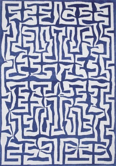JOSE's MAZE by JEFF AIRD  Hand Knotted Rugs by Irish Designer