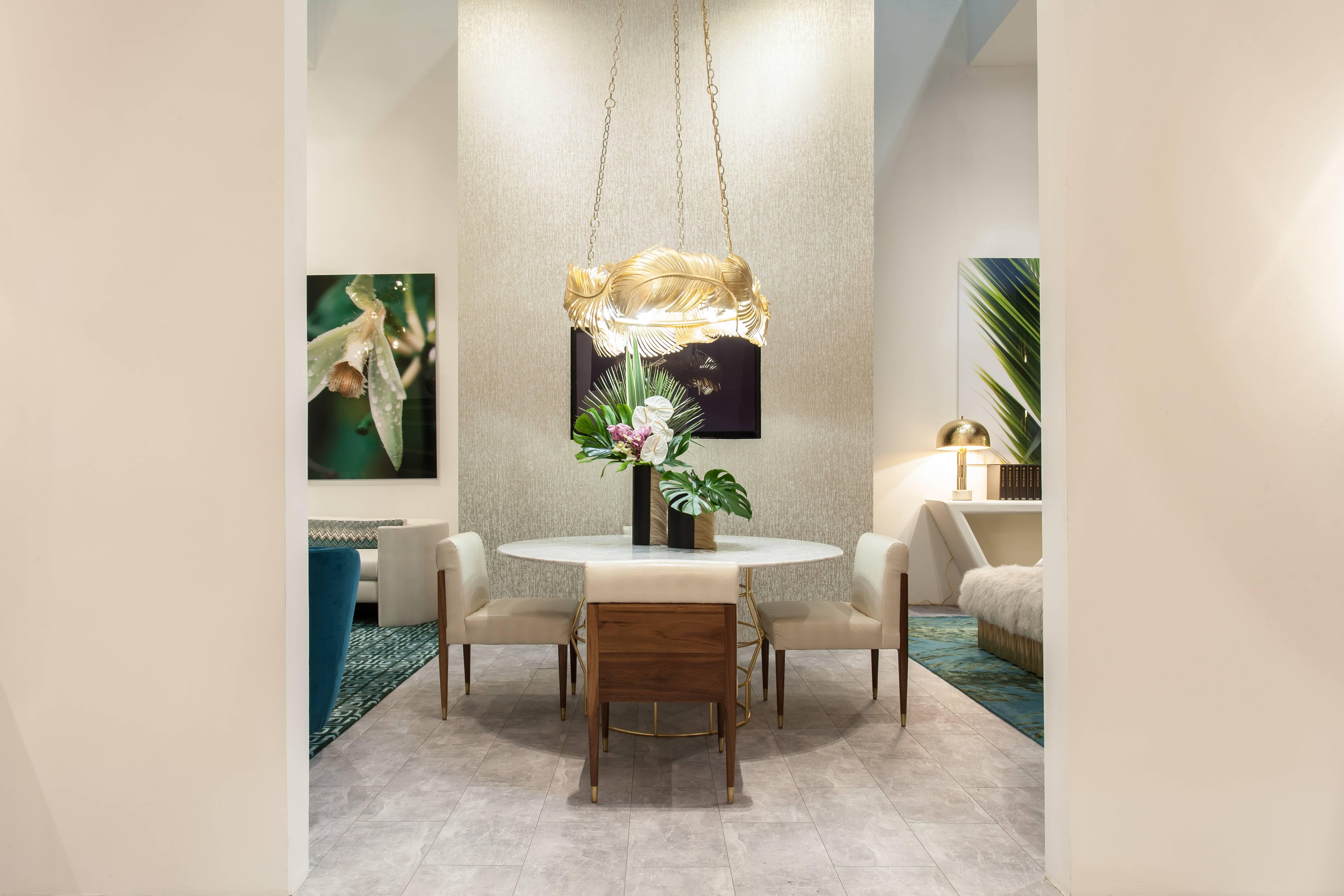 Modern Josette Chandelier Showroom Sample