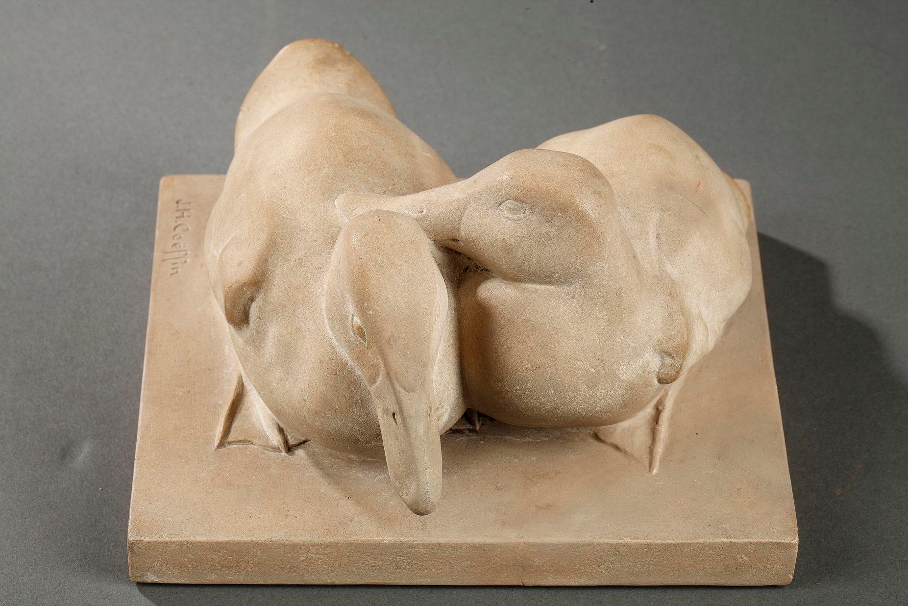 Josette Hébert-Coëffin Figurative Sculpture - Ducks