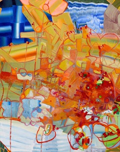 Josette Urso "Super Bloom" Oil on Canvas