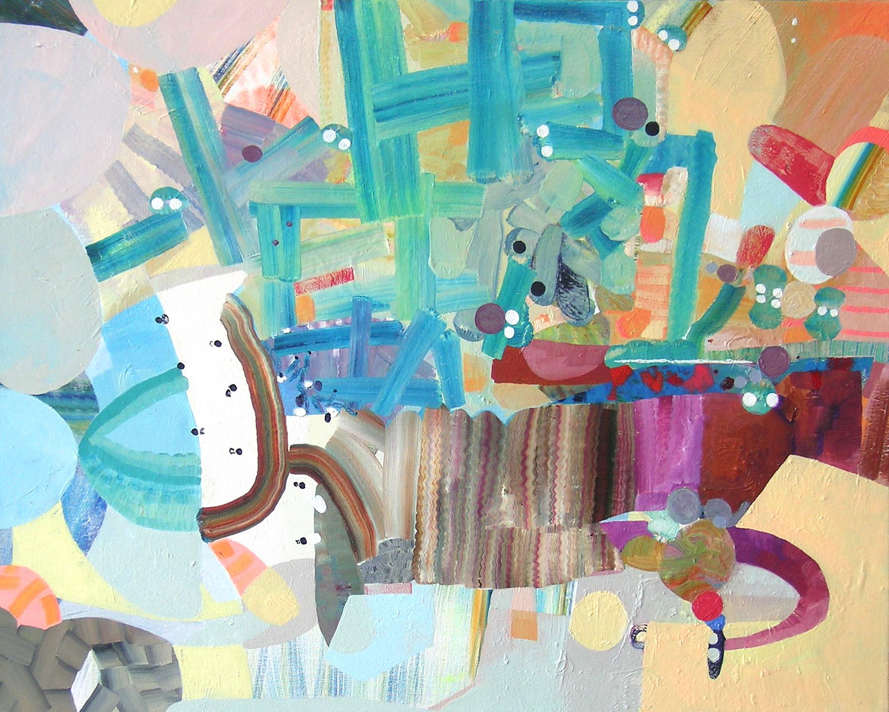 Josette Urso
Uphill, 2020
huile sur toile
24 x 30 in.
(urso198)

La peintre new-yorkaise Josette Urso peint intuitivement en réaction à son environnement immédiat, tant à l'intérieur qu'à l'extérieur de son atelier. En utilisant une manipulation