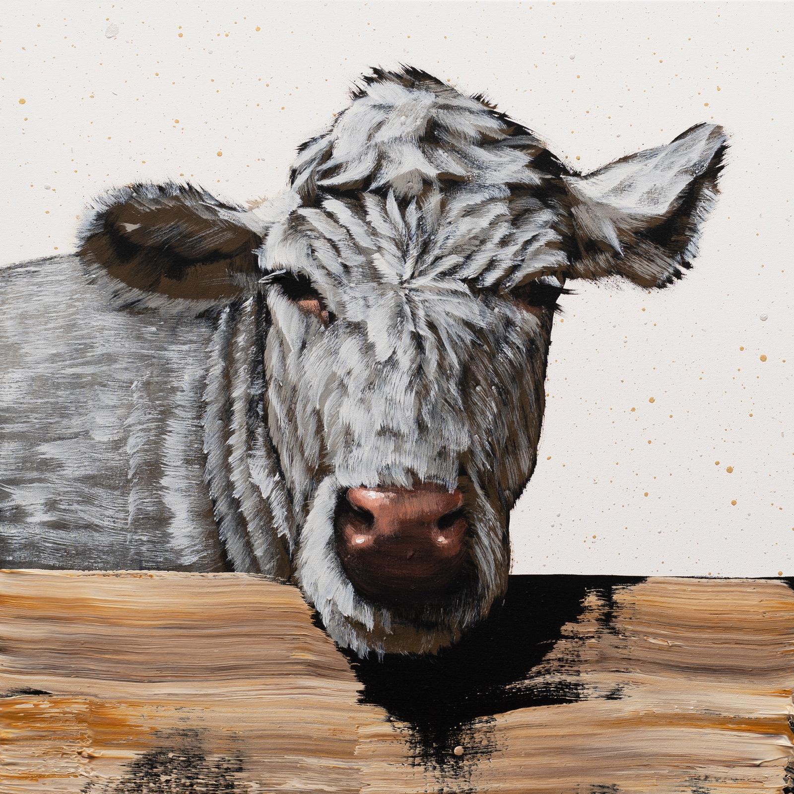 Cow - Painting by Josh Brown