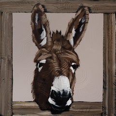 Burro en la ventana