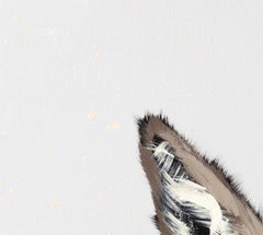 Donkey on Light Blue Splash